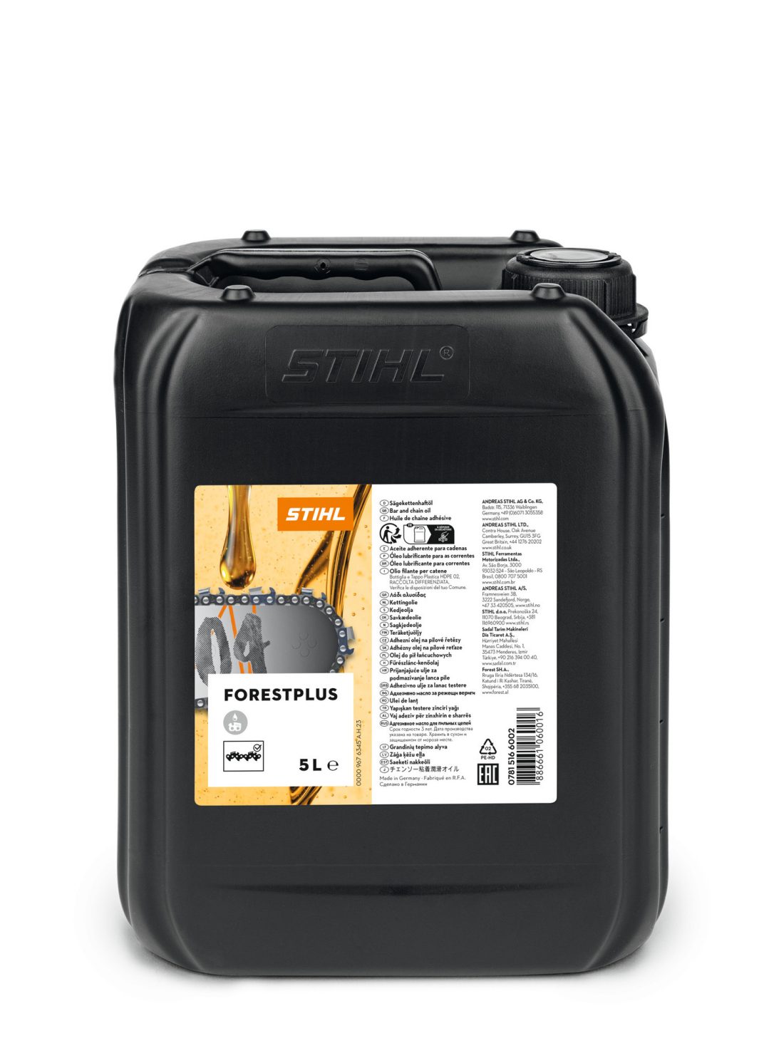 STIHL Sägekettenhaftöl ForestPlus | 5 Liter