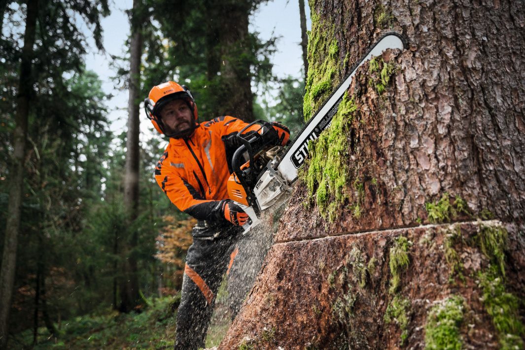 STIHL MS 500i Benzin-Motorsäge | 3/8″ Hexa Schneidgarnitur 50 cm